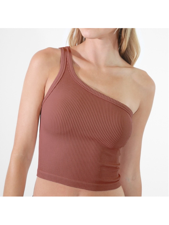 Nikibiki Tops - NIKIBIKI One Shoulder Crop Top